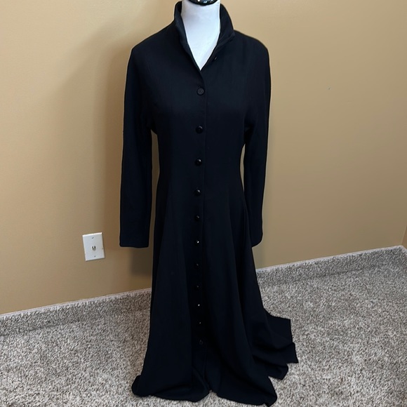 Anne Klein Dresses & Skirts - 💐 Vintage Anne Klein II 100% Wool Button Up Maxi Dress